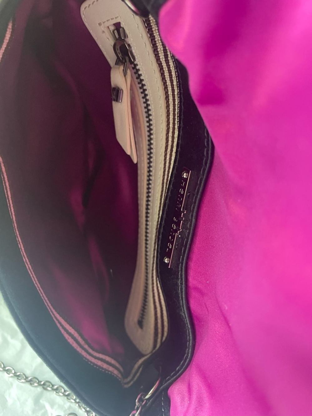 Henri Bendel Knot Mi Satin Clutch Shoulder Bag Black NWOT Henri Bendel - Picture 15 of 17